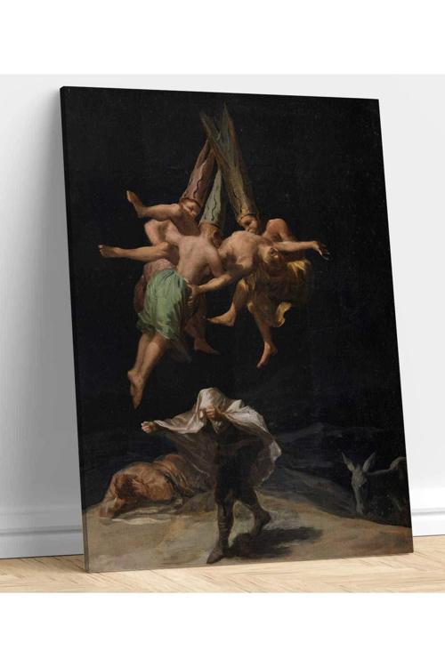 Francisco De Goya Cadıların Uçuşu Kanvas Tablo