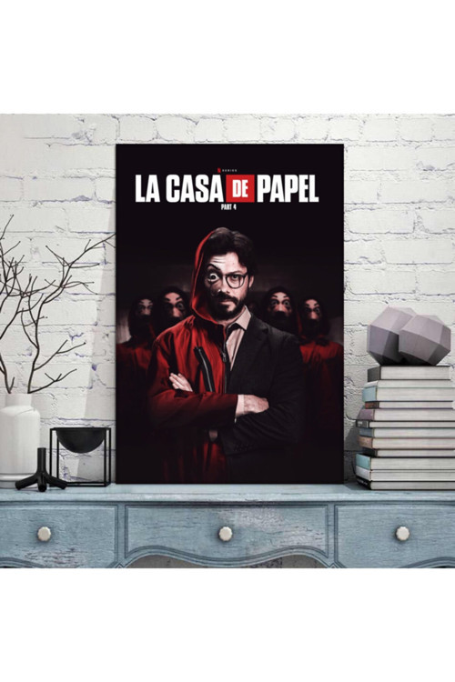 La Casa De Papel "El Profesor" Oyuncuları Kanvas Tablo
