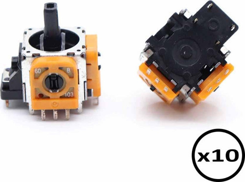 PS4 Analog Motoru Tüm Playstation 4 Kollarına Uyumlu TURUNCU Seri Kaliteli PS4 Yedek Parça x10 ADET