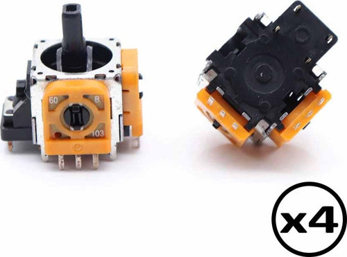 PS4 Analog Motoru Tüm Playstation 4 Kollarına Uyumlu TURUNCU Seri Kaliteli PS4 Yedek Parça x4 ADET