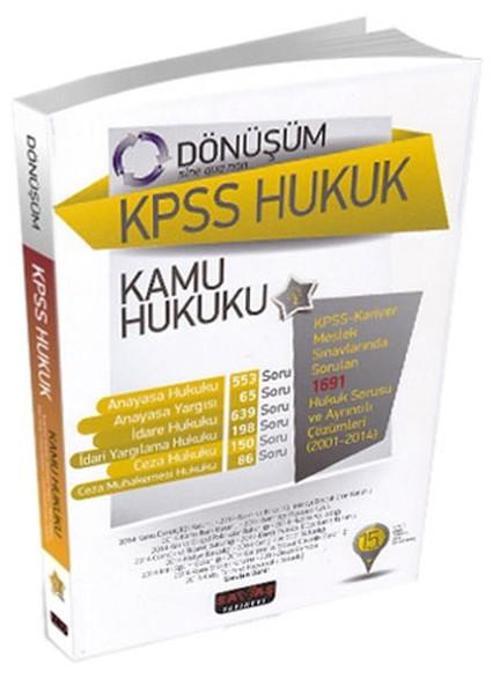 Dönüşüm KPSS A Hukuk Çıkmış Sorular Cilt 2 - Kamu Hukuku