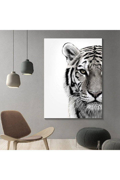 Aslan Leopar Kanvas Tablo