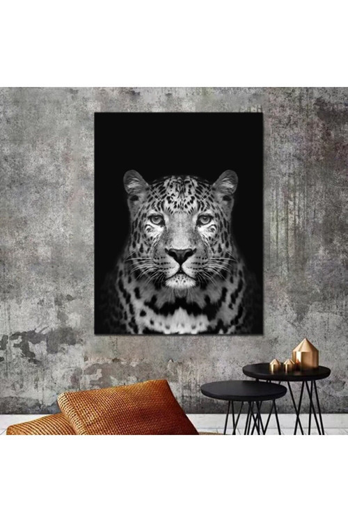 Aslan Leopar Kanvas Tablo
