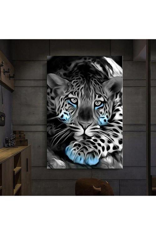 Aslan Leopar Kanvas Tablo