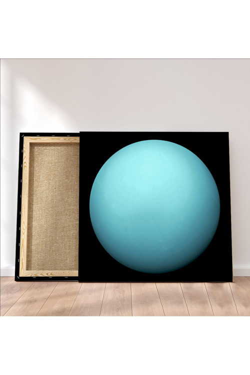 Uranus Gezegeni Uzay Kanvas Tablo