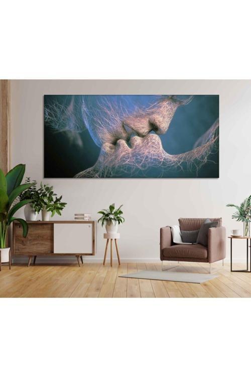 Sanatsal Aşk Kanvas Tablo