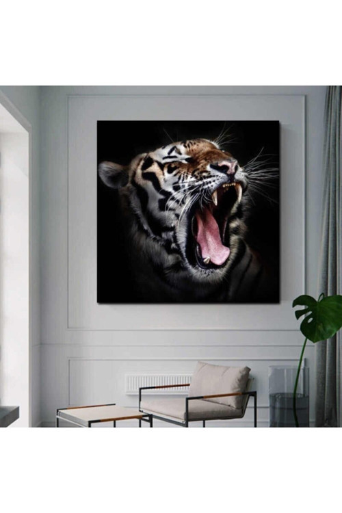 Aslan Leopar Kanvas Tablo