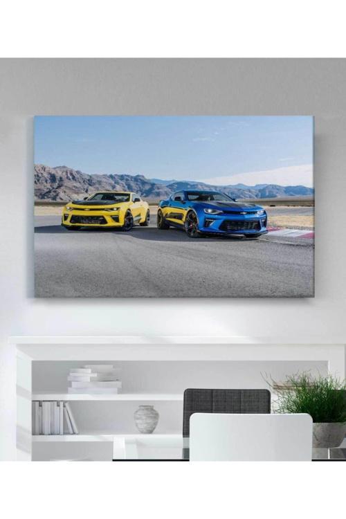 Chevrolet Camaro Araba Kanvas Tablo