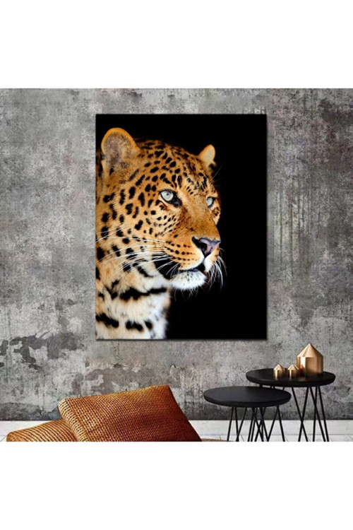Aslan Leopar Kanvas Tablo