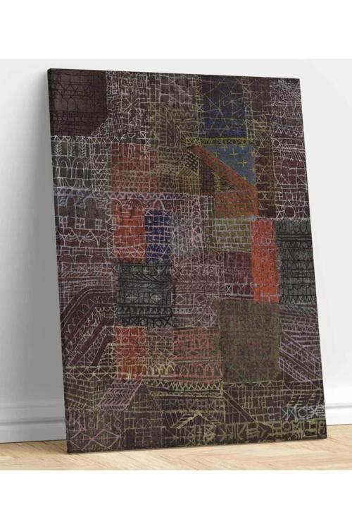 Paul Kle Yapısal Iı Kanvas Tablo