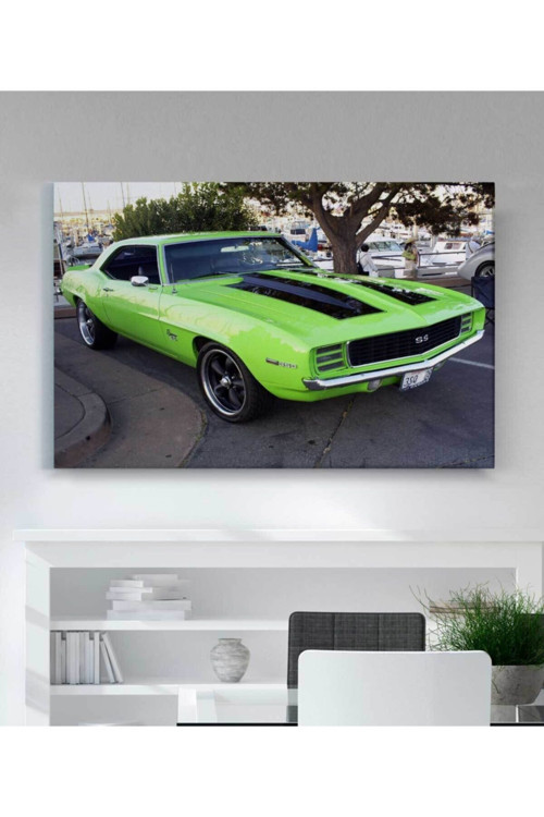 Chevrolet Camaro Araba Kanvas Tablo