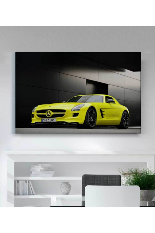 Mercedes-benz Araba Kanvas Tablo