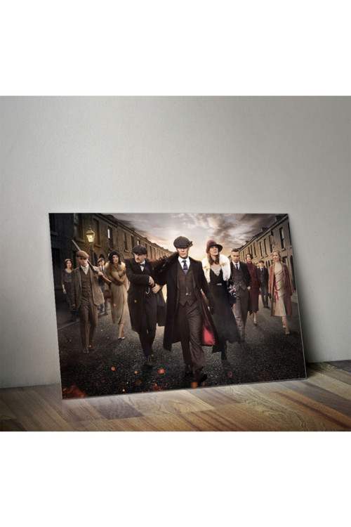 Peaky Blinders Ailesi "tomas Shelby"kanvas Tablo
