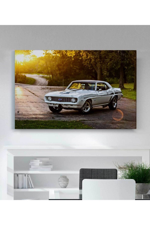 Chevrolet Camaro Araba Kanvas Tablo