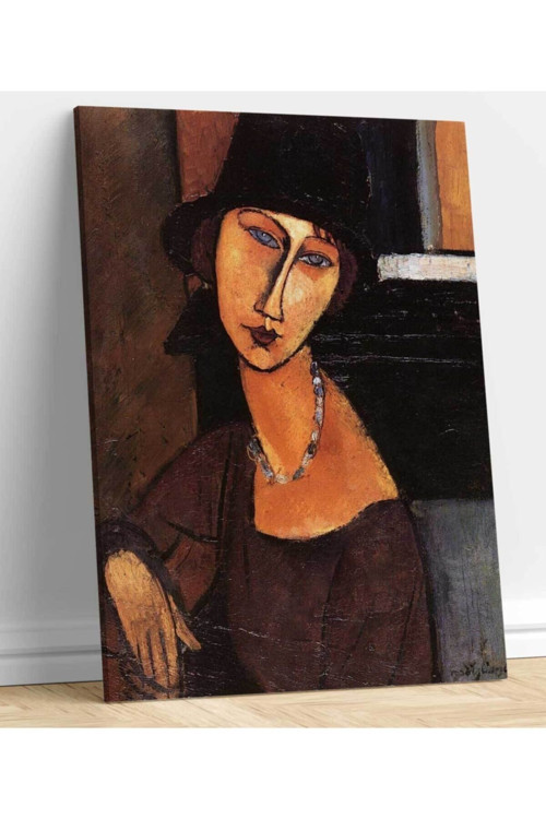 Modigliani Kanvas Tablo Jeanne Hebuterne I