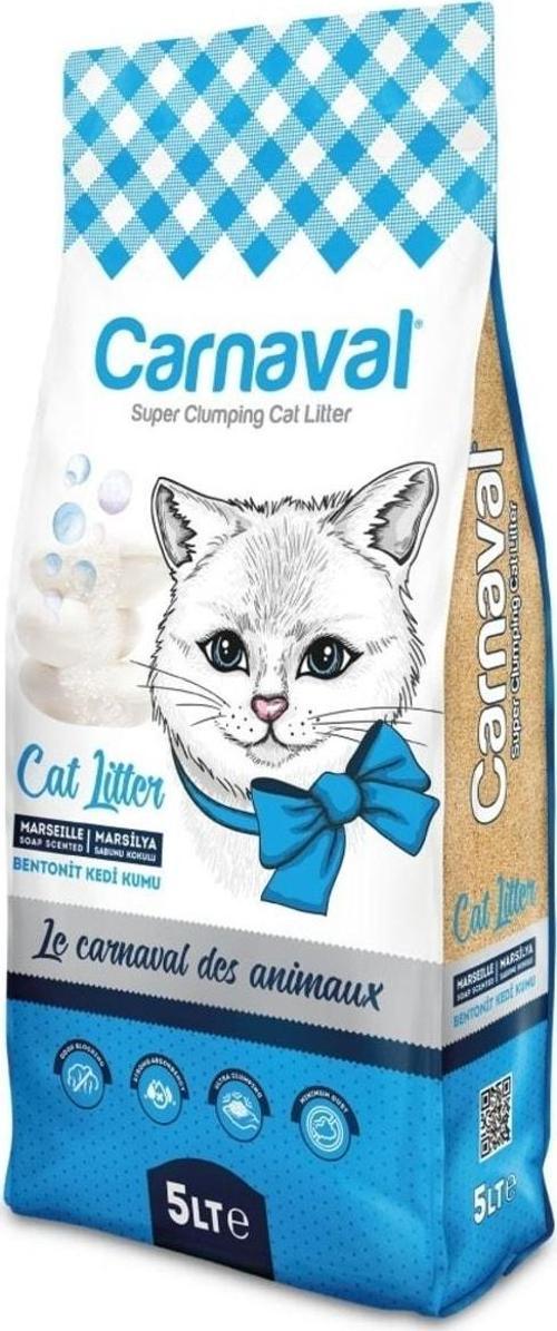 Premium Bentonit Kedi Kumu 5 Lt Marsilya