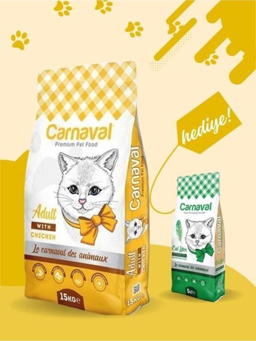 Premium Yetişkin Kedi Maması Tavuk 15 Kg Bentoit Kedi Kumu 5Lt Doğal Hediyeli