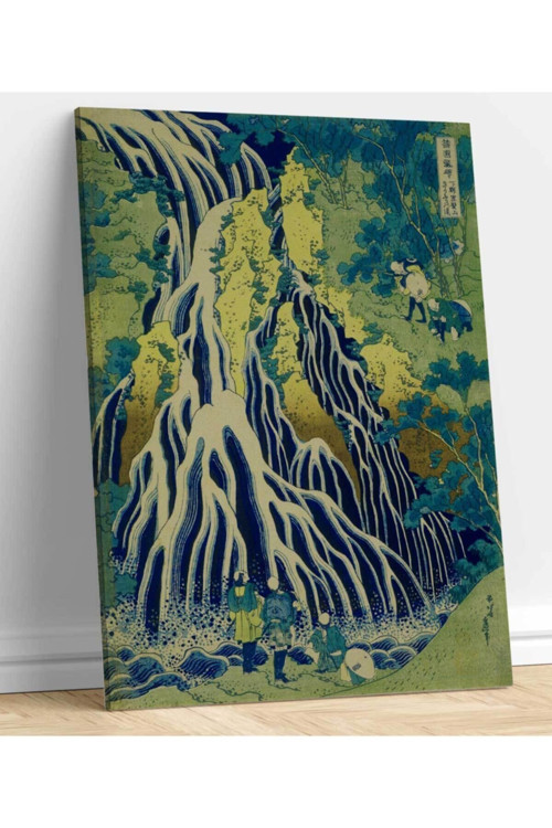 Hokusai K. Kanvas Tablo Kirifuri Şelalesi Kanvas Tablo