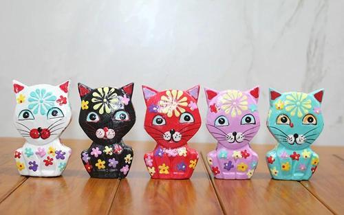 MDB Ahşap 5'li Kedi Seti Model 1