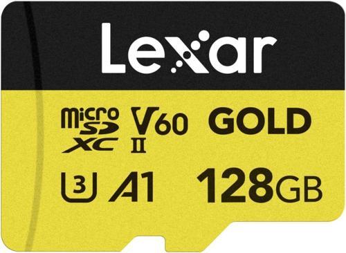 Gold 128Gb Mikro Sd Kart, Microsdxc Uhs-Ii Bellek Kartı, V60, U3, A1, C10 Microsd Kart, 280Mb/