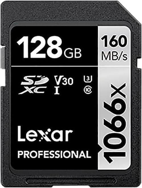 Profesyonel 1066X 128Gb Sdxc Uhs-I Kart Gümüş Serisi, 160Mb/S'Ye Kadar Okuma, Dslr Ve Aynasız