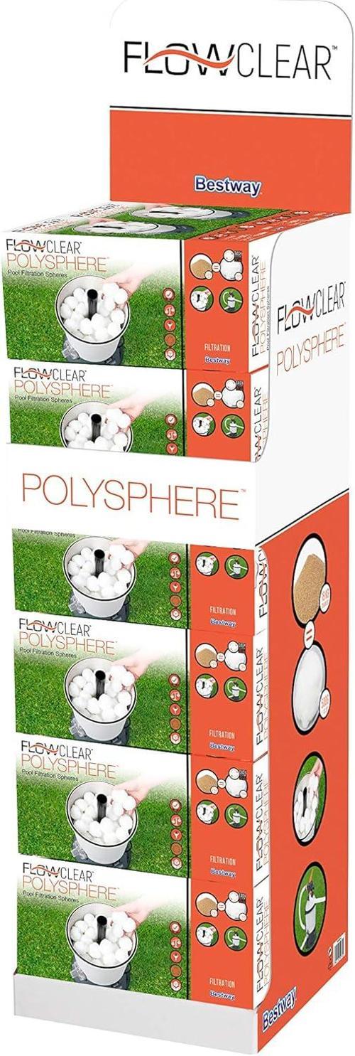 Flowclear Polysphere Ekran, Kum Filtresi Pompaları Için 6 Kg Filtre Topları