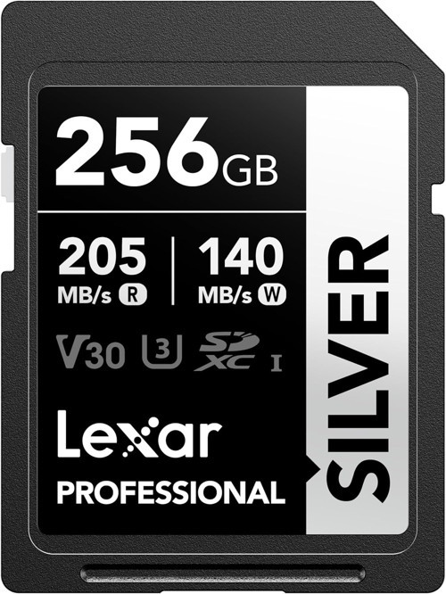 Profesyonel Silver Sd Kart 256 Gb, 205 Mb/S'Ye Kadar Okuma, 140Mb/S Yazma, Sdxc Uhs-I Hafıza K
