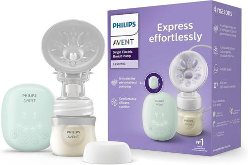 Avent Essential Elektrikli Göğüs Pompası, Sessiz Ve Kompakt Tasarım, 4 Masaj Ve 4 Sağım Modu