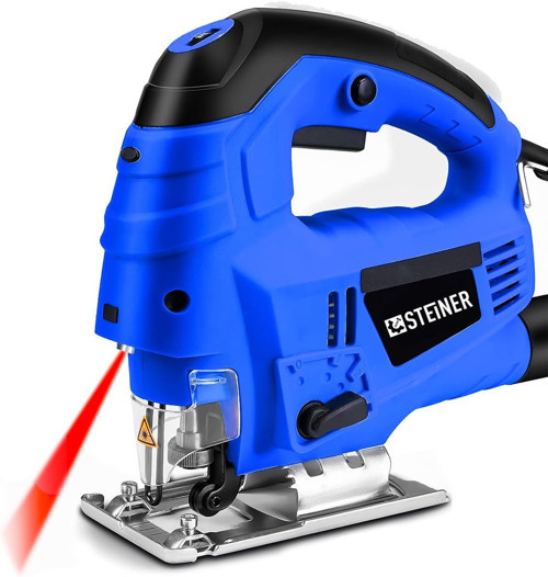 Alman 4600 W Lazerli Sjs Metal Şanzuman 6 Kademe Devirli Pandül Ayarlı Dekupaj Testere Makin