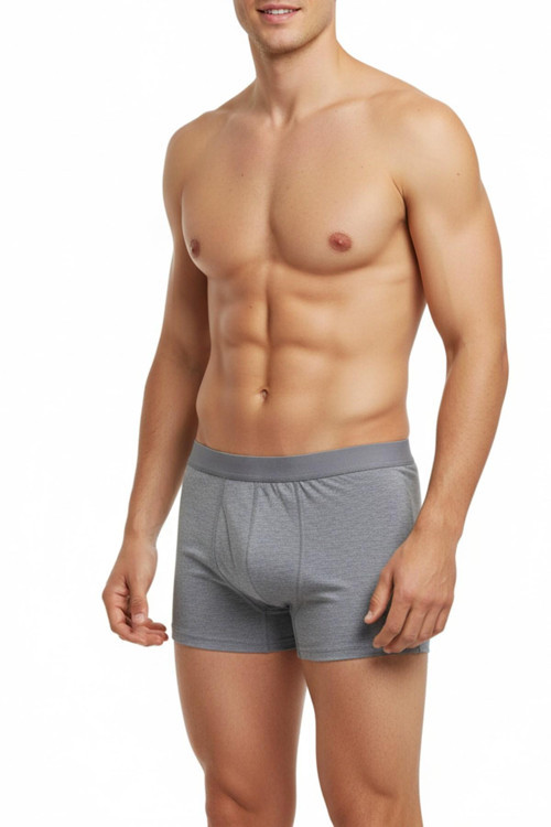 Erkek Likralı Boxer Düz Renk BGL-ST05007