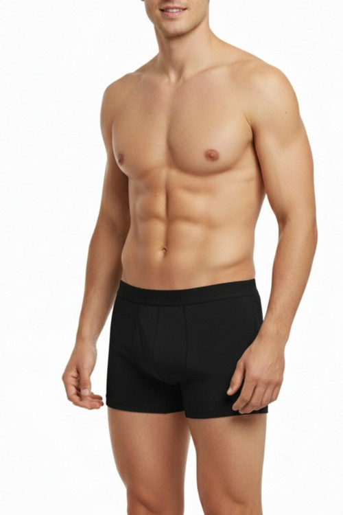 Erkek Likralı Boxer Düz Renk BGL-ST05007