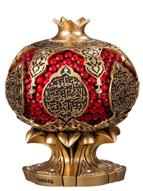 Nakkaş Nar Boytu (Orta Boy | Sarı | Ayet-el Kürsi)