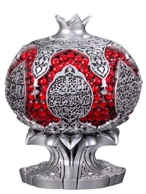 Nakkaş Nar Boytu (Orta Boy | Gümüş | Ayet-el Kürsi)