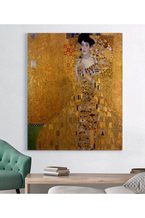 Gustav Klimt Altın Kadın Kanvas Tablo