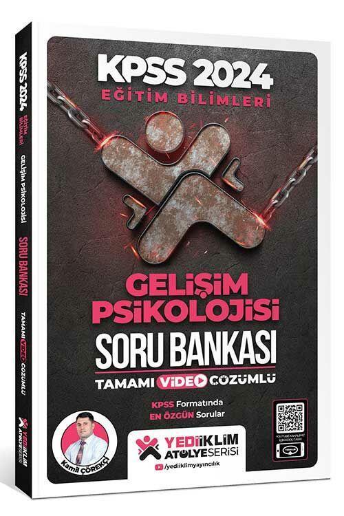 2024 Eğitim Bilimleri Atölye Serisi Gelişim Psikolojisi Tamamı Video Çözümlü Soru Bankası Yediiklim Yayınları