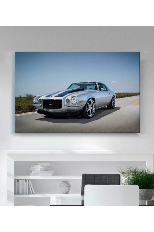 Chevrolet Camaro Araba Kanvas Tablo