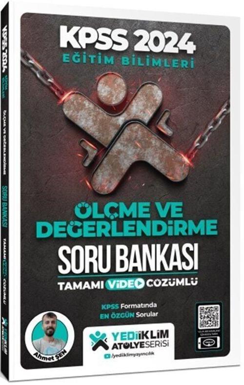 Yediiklim Yayınları 2024 KPSS Eğitim Bilimleri Atölye Serisi Ölçme Ve Değerlendirme Tamamı Video Çözümlü Soru Bankası