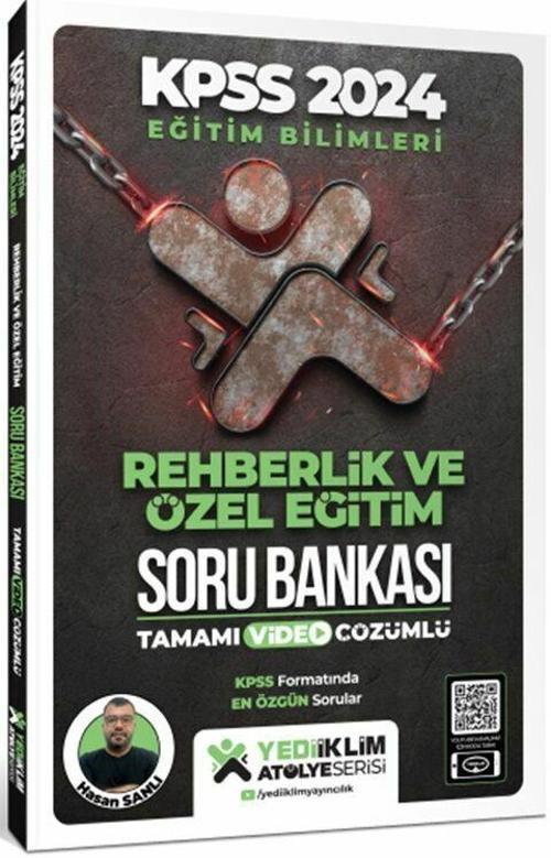 Yediiklim Yayınları 2024 KPSS Eğitim Bilimleri Atölye Serisi Rehberlik Ve Özel Eğitim Tamamı Video Çözümlü Soru Bankası