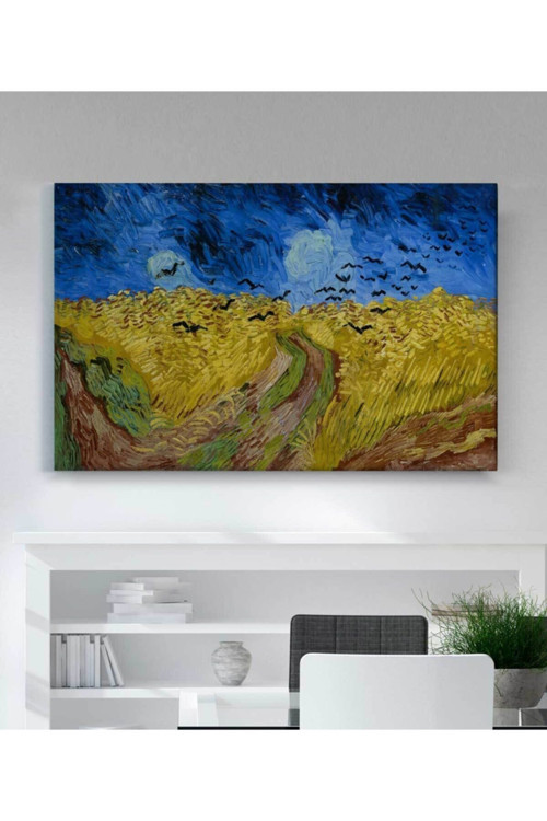 Vincent Van Gogh Buğday Tarlası Kanvas Tablo