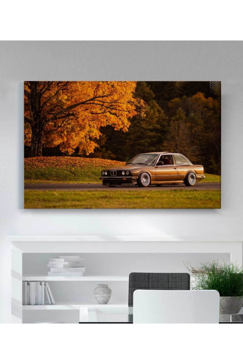 Bmw Araba Kanvas Tablo Oturma Odası Ev Ofis Çalışma Dekor