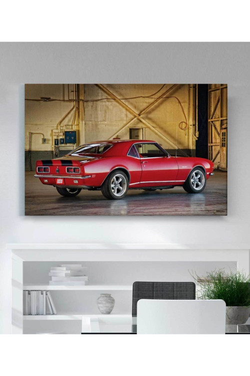 Chevrolet Camaro Araba Kanvas Tablo