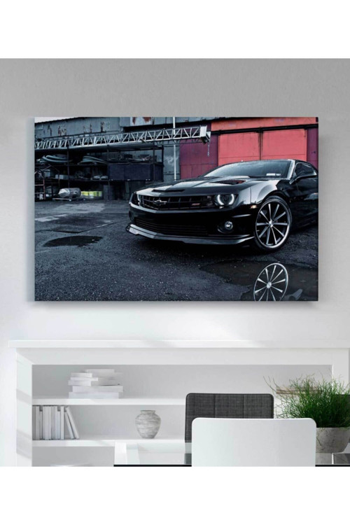 Chevrolet Camaro Araba Kanvas Tablo
