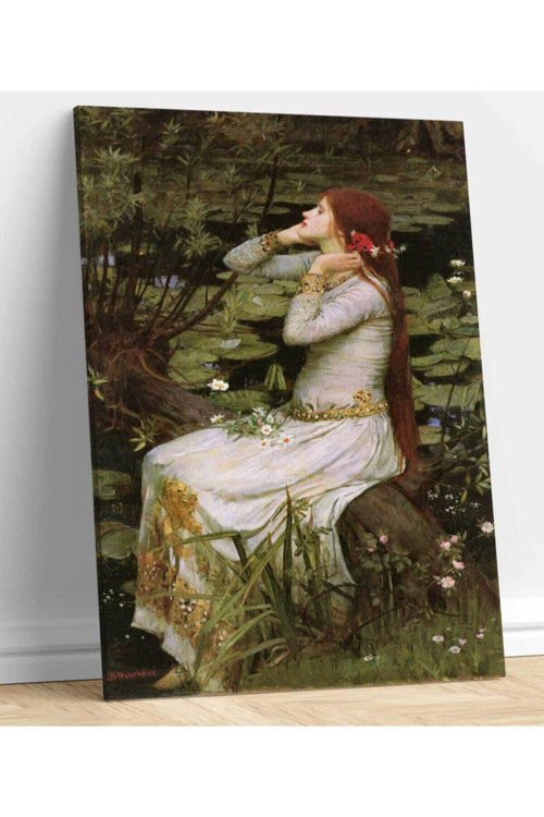 John William Waterhouse Ophelia Kanvas Tablo