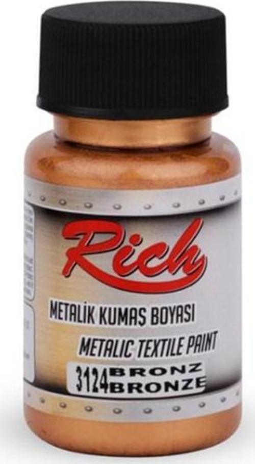 Metalik Kumaş Boyası – Bronz 50cc