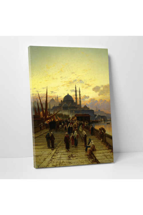 Eski Istanbul Resmi- Kanvas Tablo