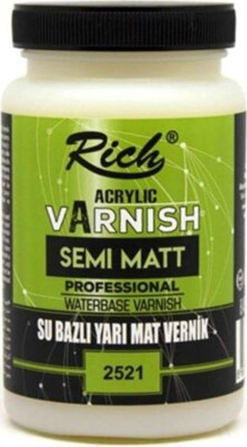 Su Bazlı Yarı Mat Vernik 250 cc