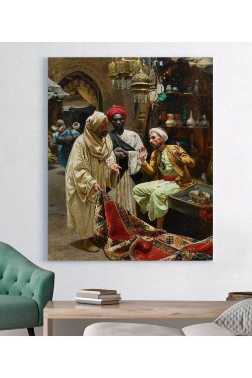 Halı Sanatçı Kanvas Tablo