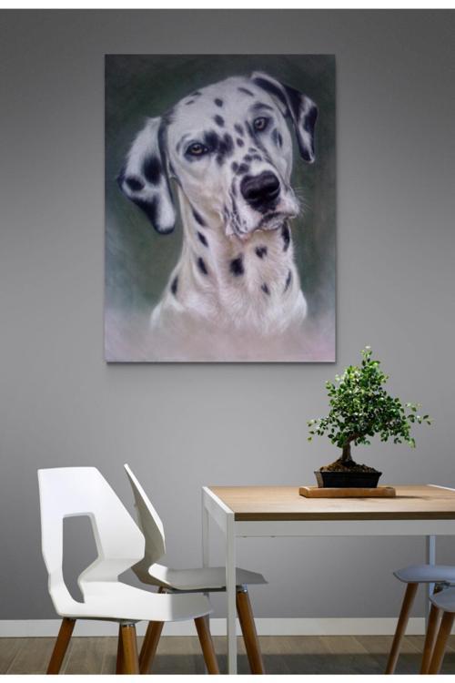 Köpek Resimi- Kanvas Tablo