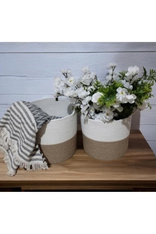 2 Adet Çok Amaçlı Sepet Saksılık Düzenleyici Organizer