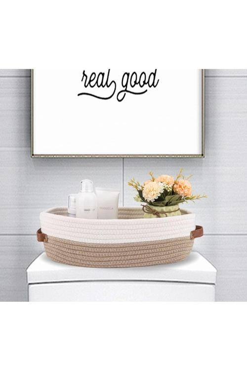 Çok Amaçlı Düzenleyici Sepet Organizer Hediyelik Hasır Sepet